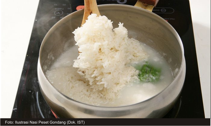 NASI PESET GONDANG KHAS KABUPATEN LOMBOK UTARA