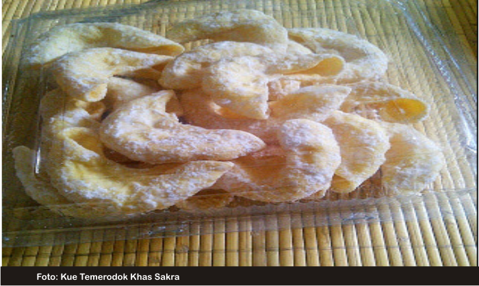 KUE TEMERODOK KHAS SAKRA KABUPATEN LOMBOK TIMUR